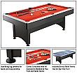 2 IN 1 MAVERICK 7 FOOT POOL TABLE WITH TABLE TENNIS