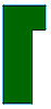 RECTANGLE WITH RIGHT STEP - GREEN