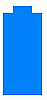 RECTANGLE WITH CENTER STEP - BLUE
