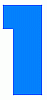 RECTANGLE WITH LEFT STEP - BLUE