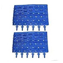 97.  Brushes (Blue Molded Rubber)(Pair)