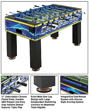 CROSSFIRE 54" SOCCER TABLE